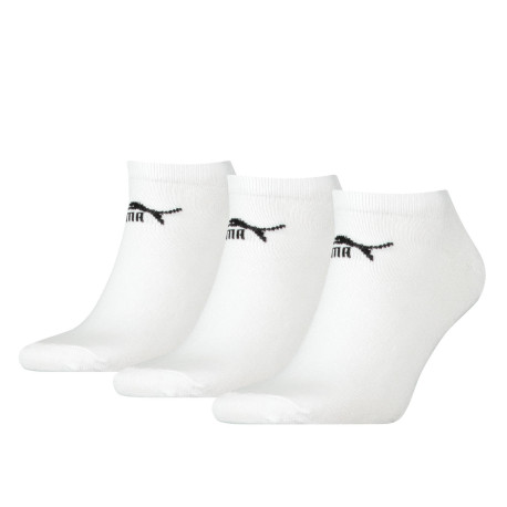 Puma Lot De 3 Chaussettes Sneaker Noires Enfant 35/38