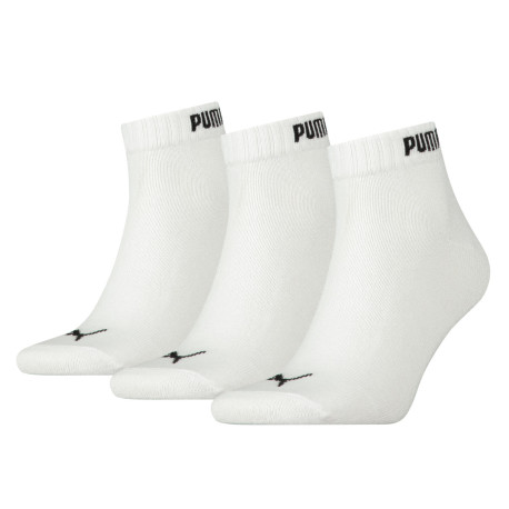 Puma Lot de 3 chaussettes blanc grande taille